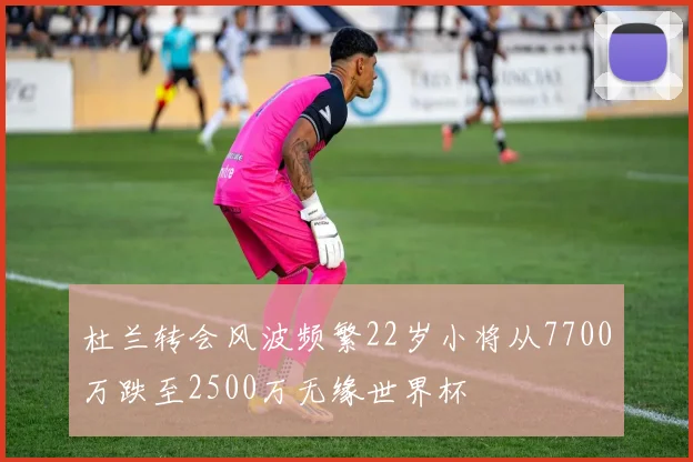 杜兰转会风波频繁22岁小将从7700万跌至2500万无缘世界杯